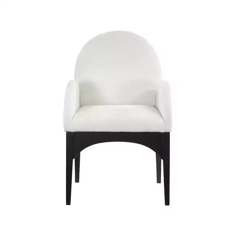 Meridian Furniture, Chaise de salle à manger en tissu chenille Waldorf