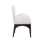 Meridian Furniture, Chaise de salle à manger en tissu chenille Waldorf