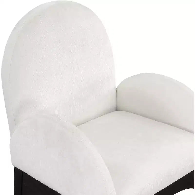 Meridian Furniture, Chaise de salle à manger en tissu chenille Waldorf