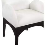 Meridian Furniture, Chaise de salle à manger en tissu chenille Waldorf