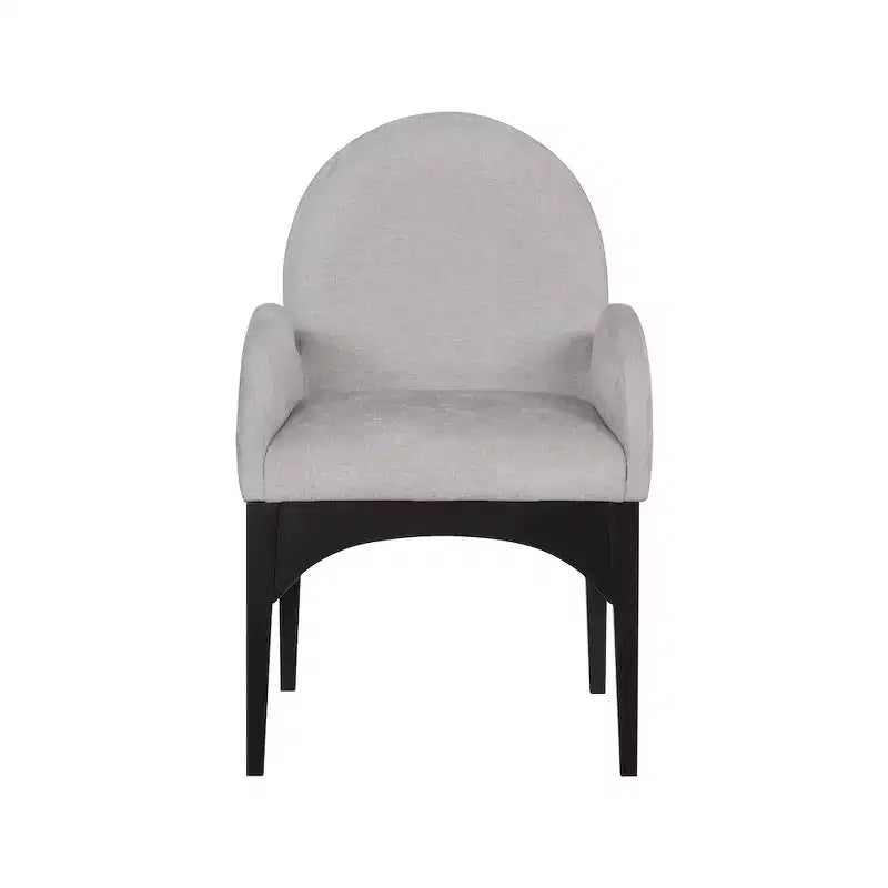 Meridian Furniture, Chaise de salle à manger en tissu chenille Waldorf