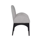 Meridian Furniture, Chaise de salle à manger en tissu chenille Waldorf