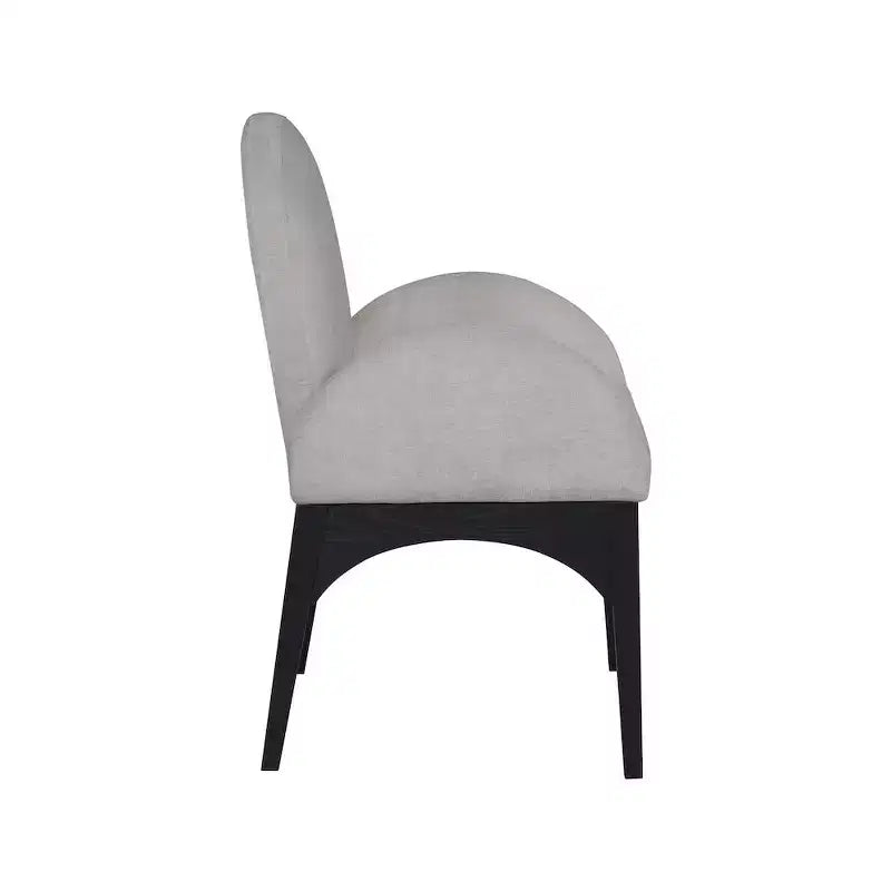 Meridian Furniture, Chaise de salle à manger en tissu chenille Waldorf
