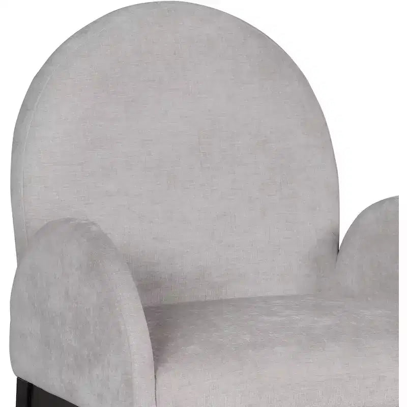Meridian Furniture, Chaise de salle à manger en tissu chenille Waldorf