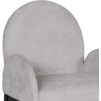 Meridian Furniture, Chaise de salle à manger en tissu chenille Waldorf