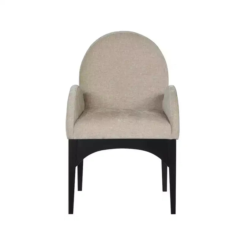 Meridian Furniture, Chaise de salle à manger en tissu chenille Waldorf