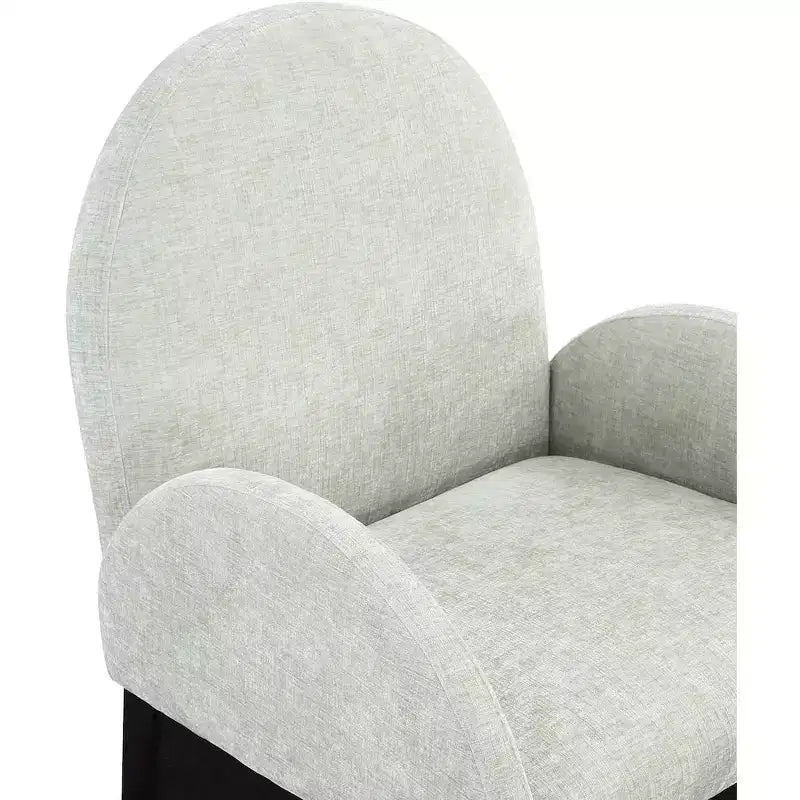 Meridian Furniture, Chaise de salle à manger en tissu chenille Waldorf