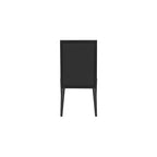 Meridian Furniture, Chaises de salle à manger Bristol en cuir végétalien, Lot de 2