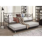 Lit de repos double Richland Home Design avec lit gigogne
