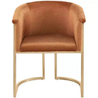 Meridian Furniture, Chaise de salle à manger Tierra en velours
