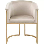 Meridian Furniture, Chaise de salle à manger Tierra en velours