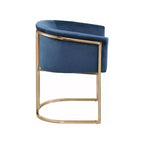 Meridian Furniture, Chaise de salle à manger Tierra en velours