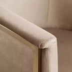 Meridian Furniture, Chaise de salle à manger Tierra en velours