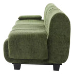 Canapé moderne 3 places Roxie de GDFStudio en chenille de 94,5 po avec accoudoirs incurvés