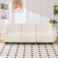 GDFStudio Roxie Modern 3-Seater 94.5 Chenille Upholstered Sofa with Curved Armrests