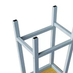 Tabourets de bar Whisen en bois massif, lot de 2 de 25,6 po, tabourets de comptoir de ferme avec repose-pieds
