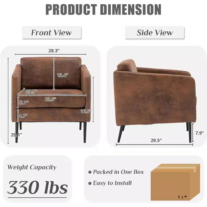 Fauteuil de salon Karl Home