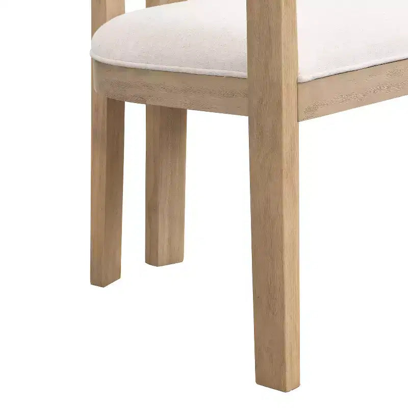 Ensemble de salle à manger rustique 7 pièces Christopher Knight Home Preyta en bois d'hévéa et tissu avec table ovale à double piedestal