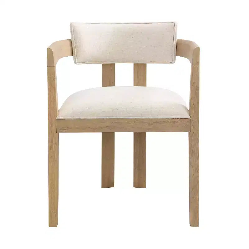 Ensemble de salle à manger rustique 7 pièces Christopher Knight Home Preyta en bois d'hévéa et tissu avec table ovale à double piedestal