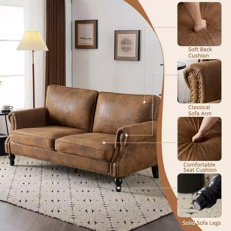 Karl Home | Causeuse Classique de 172 cm de large