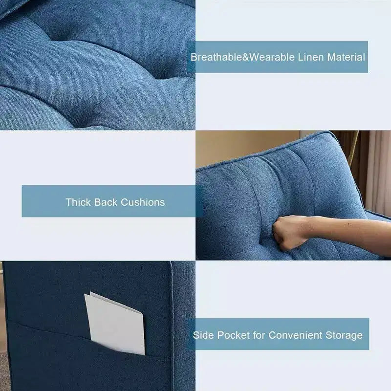 Karl Home | Canapé convertible de 136 cm en tissu