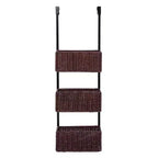 Cortovo Over-The-Door 3-Tier Basket Storage - Espresso with Black - SEI