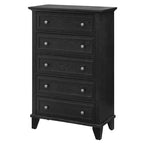 5 Drawers Dresser for Bedroom, 48 Tall Dressers & Chests of Drawers with Storage, Large Drawer Farmhouse Dresser for Closet
