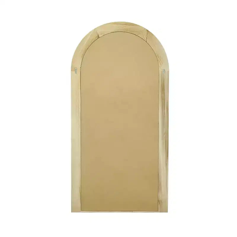 Miroir PexFix de 35 po L x 71 po H, classique, à cadre en bois massif arqué, couleur anthracite