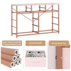 Commode à 10 tiroirs pour chambre, commode avec bacs en tissu, meuble TV pour téléviseurs jusqu'à 5 pouces, organisateur de rangement