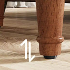 Table de chevet en noyer entièrement assemblée Table d'appoint étroite à 3 tiroirs