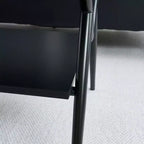 Table basse moderne avec plateau en verre trempé et étagère en bois