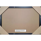 Miroir mural de salle de bain en bois biseauté, petite taille, bronze antique, 28,75 x 22,75 po