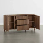 Buffet enfilade de 157 cm, Meuble de rangement moderne
