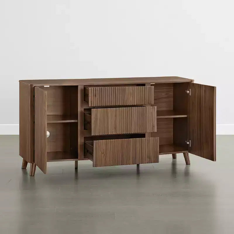 Buffet enfilade de 157 cm, Meuble de rangement moderne