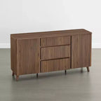 Buffet enfilade de 157 cm, Meuble de rangement moderne