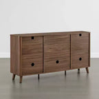 Buffet enfilade de 157 cm, Meuble de rangement moderne