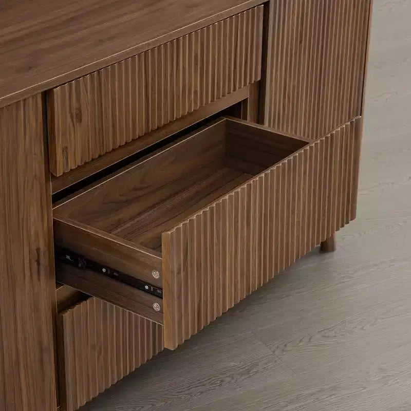 Buffet enfilade de 157 cm, Meuble de rangement moderne