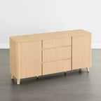 Buffet enfilade de 157 cm, Meuble de rangement moderne