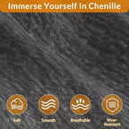Canapé modulaire 108 places en nuage, Canapé modulaire moderne en chenille en forme de L, Canapé sectionnel pour appartement