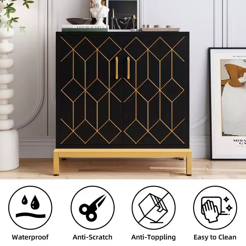 Portes et étagères pour armoire de rangement moderne en rotin de cuisine, salle à manger