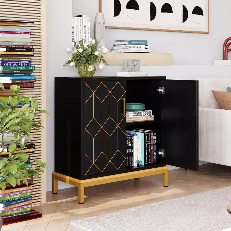 Portes et étagères pour armoire de rangement moderne en rotin de cuisine, salle à manger