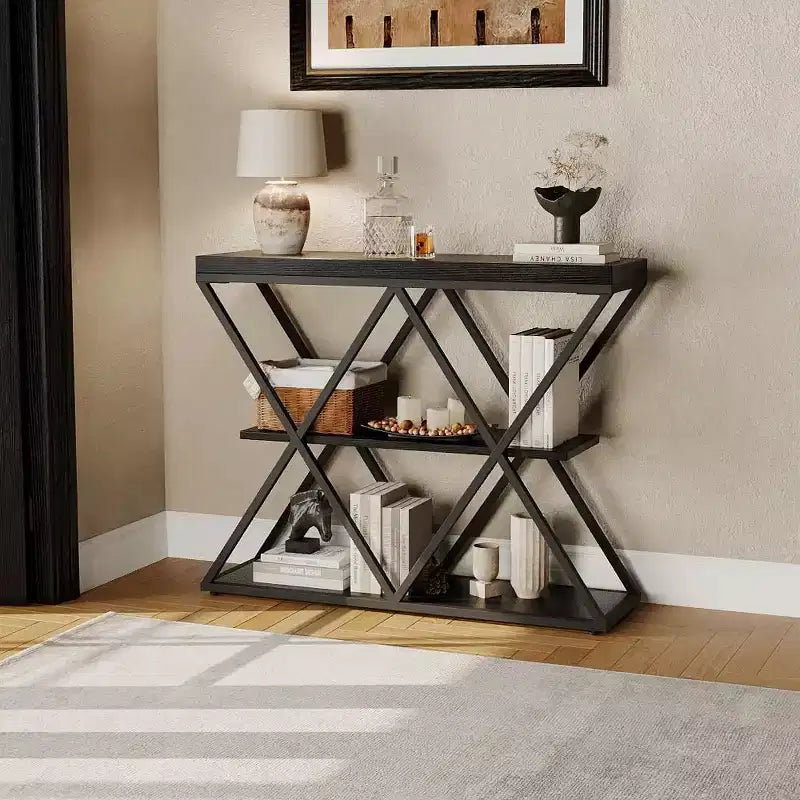40 Table console d'entréeTable de canapé rectangulaire derrière le canapéTables de couloir d'entrée de ferme pour l'entrée, le salon