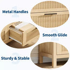 Commode encastrable à cinq tiroirs et six tiroirs, armoire de rangement de grande capacité pour vêtements, adaptée aux chambres à coucher, salons ou couloirs.