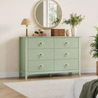 Commode de chambre à trois tiroirs avec poignées métalliques, convenant comme meuble TV ou armoire de rangement en bois pour chambres, salons ou couloirs.