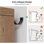 Commode à 6 tiroirs pour chambre, commode moderne en bois avec tiroirs profonds, chiffonnier/commode à tiroirs