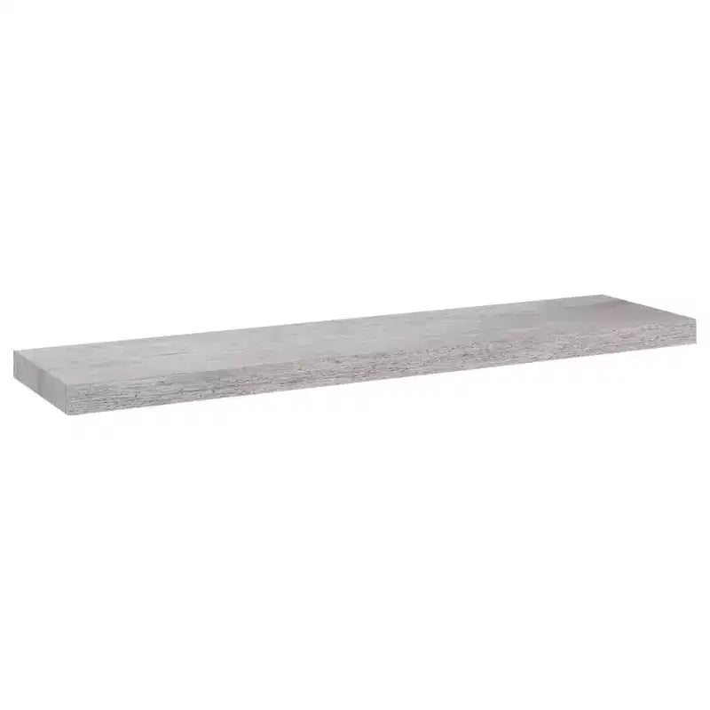Étagère Murale Grise Nid d'Abeille MDF, métal 90 cm de long