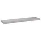 Étagère Murale Grise Nid d'Abeille MDF, métal 90 cm de long
