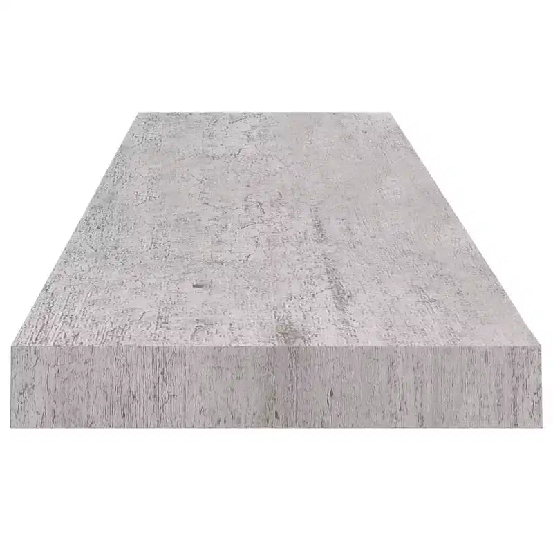 Étagère Murale Grise Nid d'Abeille MDF, métal 90 cm de long