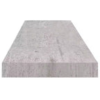 Étagère Murale Grise Nid d'Abeille MDF, métal 90 cm de long