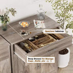 Meuble de rangement de cuisine Celebalcony avec portes, étagères et tiroirs, buffet de bar à café pour salle à manger, salon